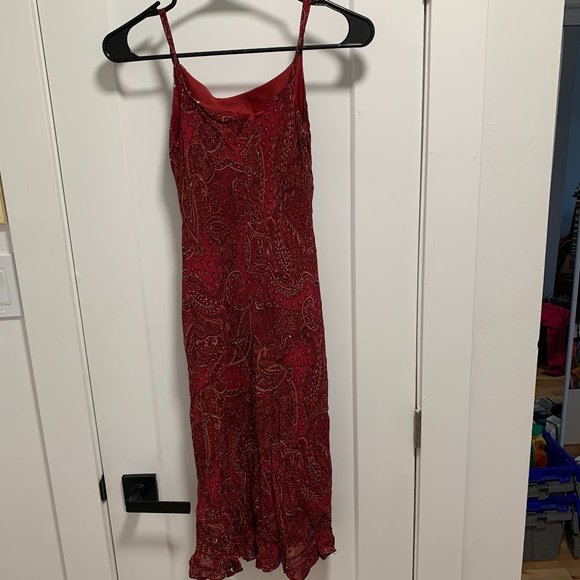 3/$30 Vintage Paisley Dress- Read description* - Picture 1 of 5